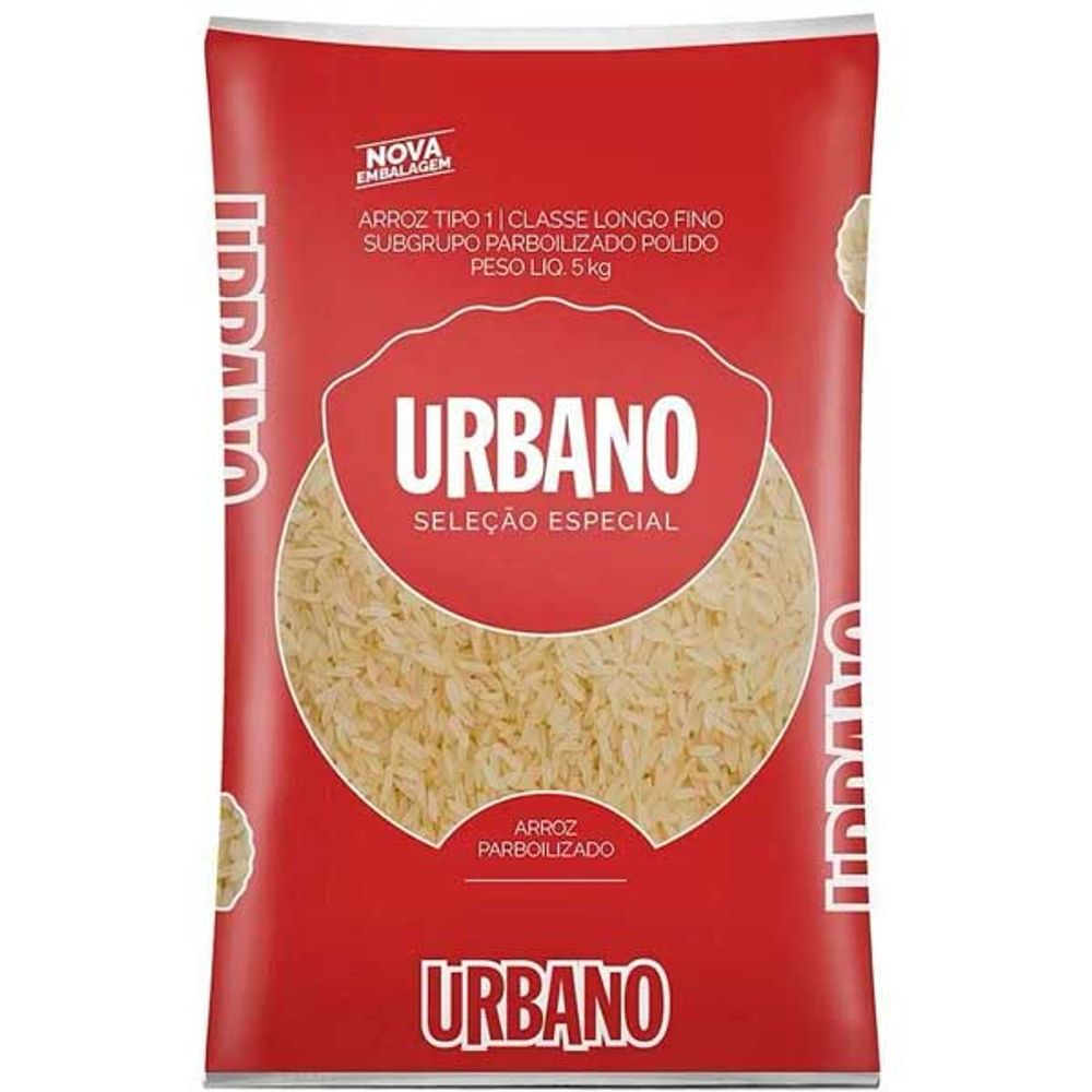 Arroz Urbano Parboilizado 5Kg - Atacadista Super Adega