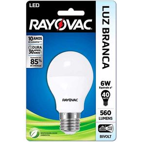 LAMPADA-LED-RAYOVAC-BRANCA-B-VOLT-6W