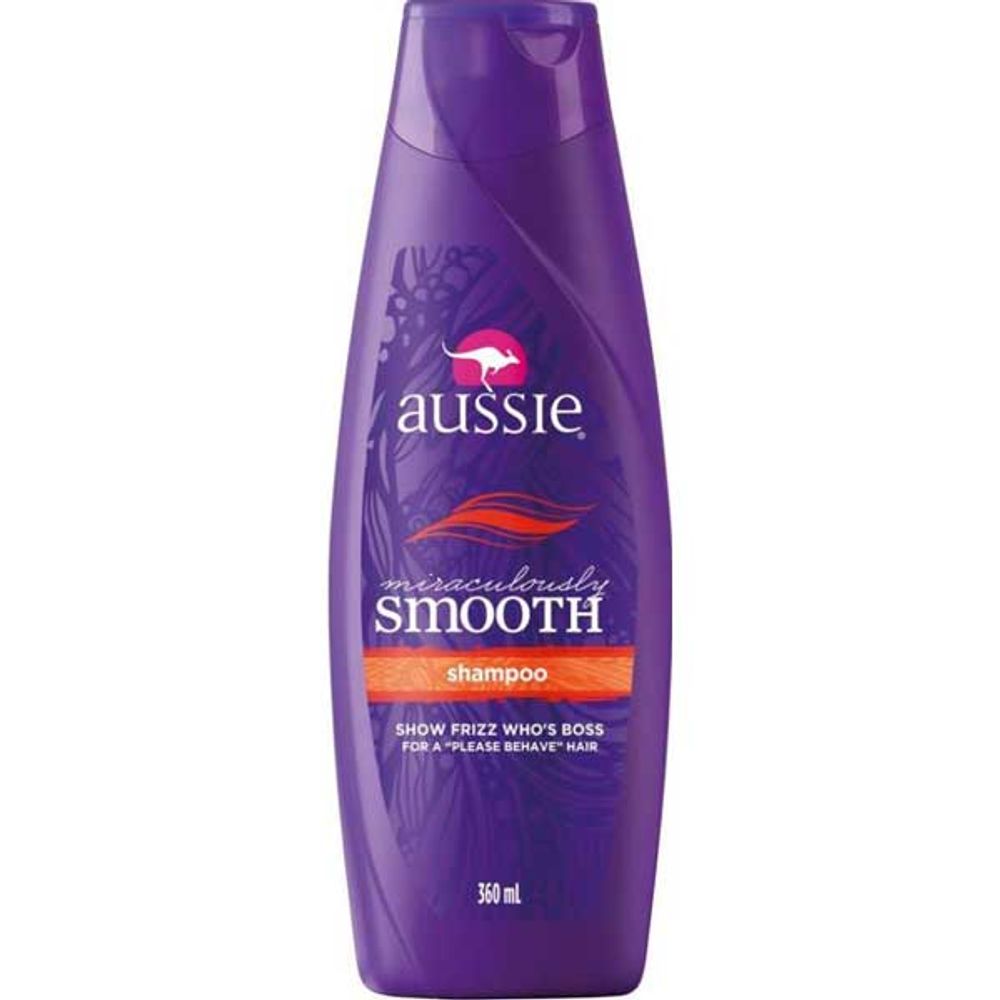Sh Aussie Miracle Smooth 360ml Atacadista Super Adega