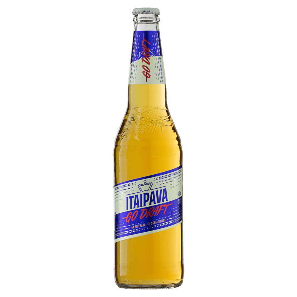 CERV ITAIPAVA GO DRAFT 600ML Atacadista Super Adega